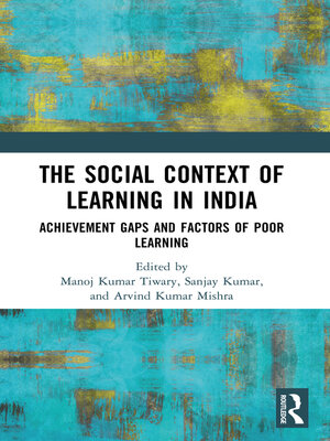 cover image of The Social Context of Learning in India